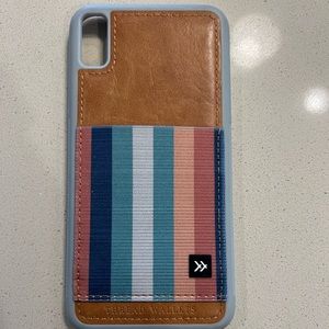 iPhone XS Max thread wallets card holder case